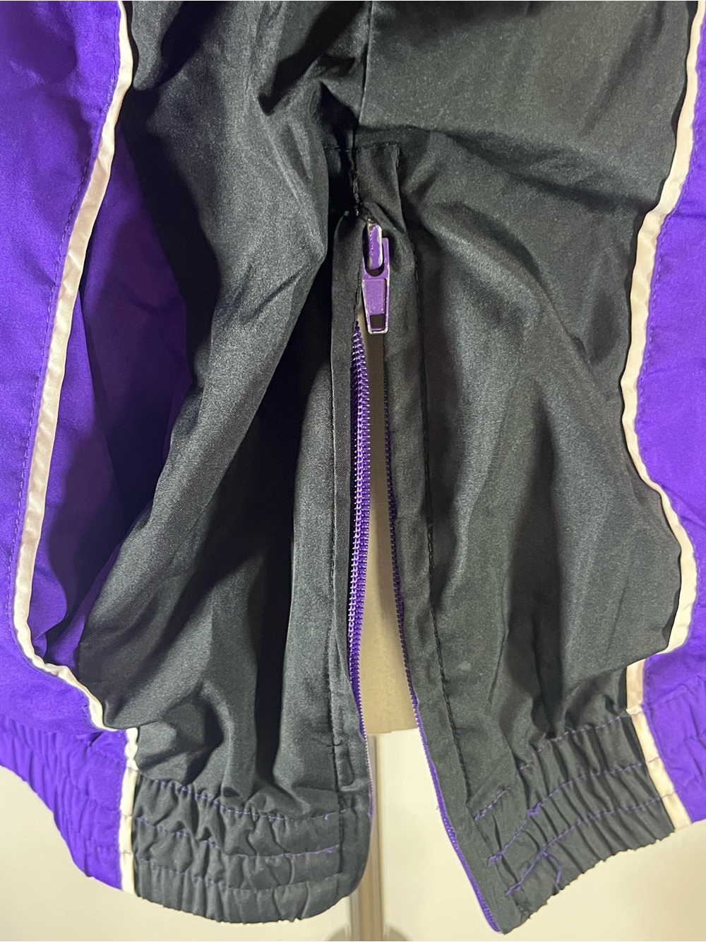 Starter Kansas State Wildcats Mens Vintage Windbreaker Pullover w/Side Zip M - Picture 6 of 11